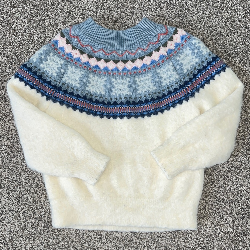 Hanna Andersson girls 4/100cm sweater
